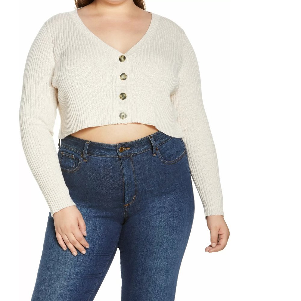 Bp. 3X Crop Cardigan